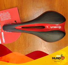Cargar imagen en el visor de la galería, Sillín / Asiento Velo VL-1481 Racing Ozone Cromo