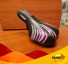 Cargar imagen en el visor de la galería, Sillín / Asiento GS 3 tonos Negro con Colores