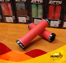 Cargar imagen en el visor de la galería, Puños MTB ZTTO y XTOS con Cierre de seguridad en Goma Gel Silicon