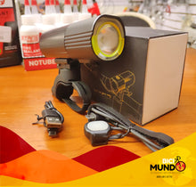 Cargar imagen en el visor de la galería, Luz Delantera Recargable Gaciron, 800, 1000 y 1600 lumenes de luminosidad