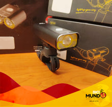 Cargar imagen en el visor de la galería, Luz Delantera Recargable Gaciron, 800, 1000 y 1600 lumenes de luminosidad