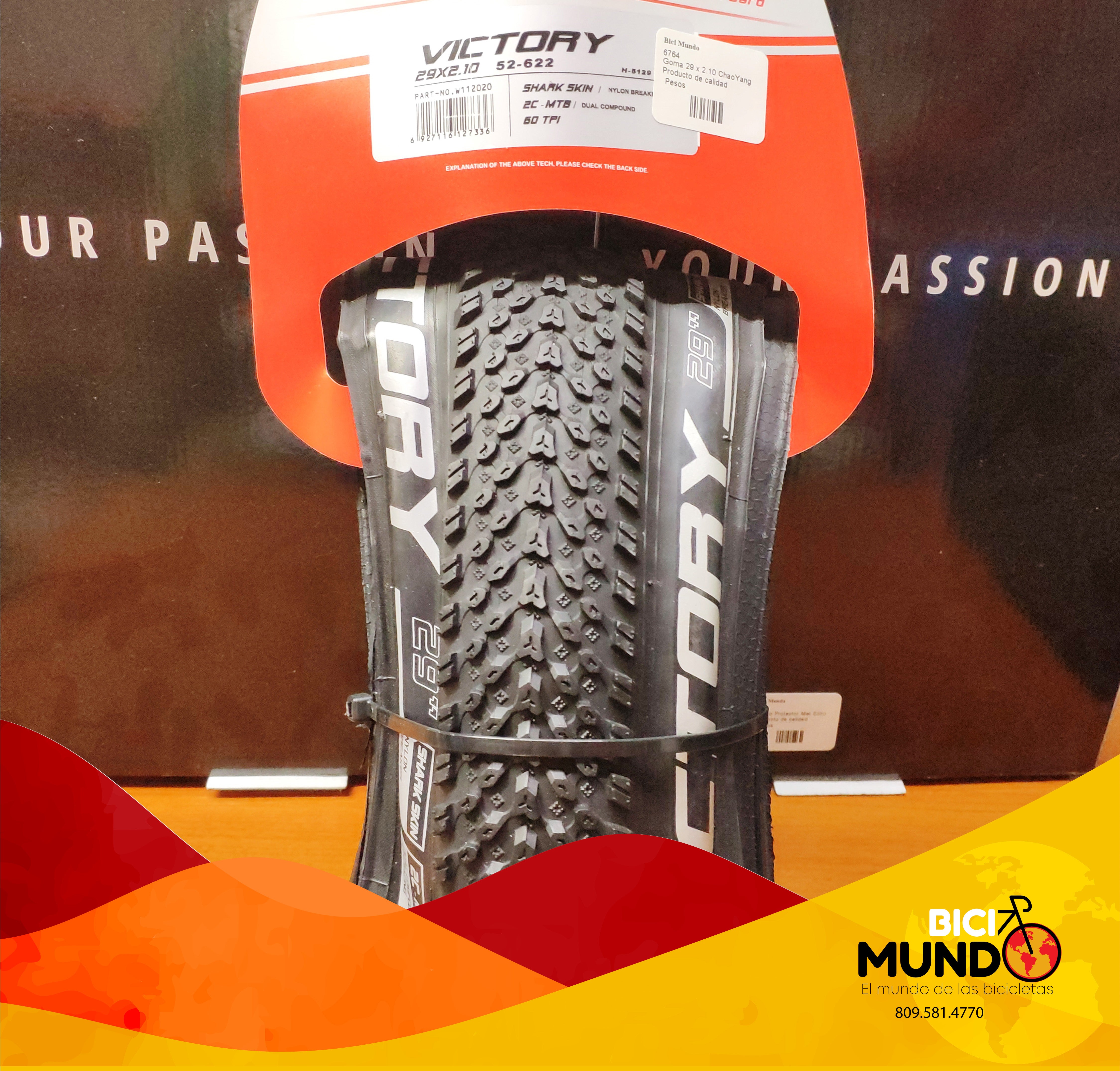 Par Pneu 29x2.20 Mtb Victory 60tpi Kevlar Chaoyang Tubeless Par Pneu 29x2.20 Mtb Victory 60tpi Kevlar Chaoyang Tubeless