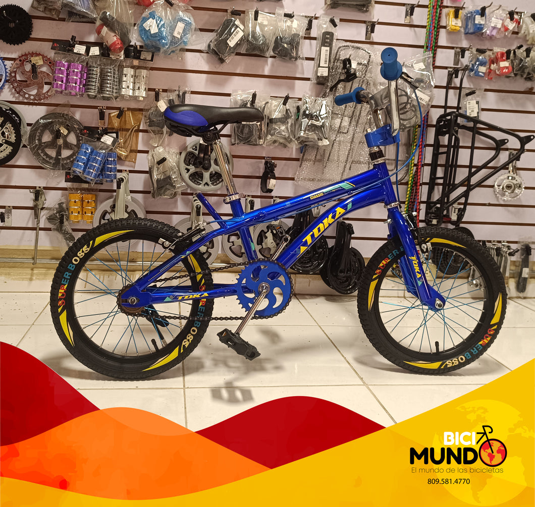 Bicicleta Toka Aro 16 Reforzada Tipo BMX Corta