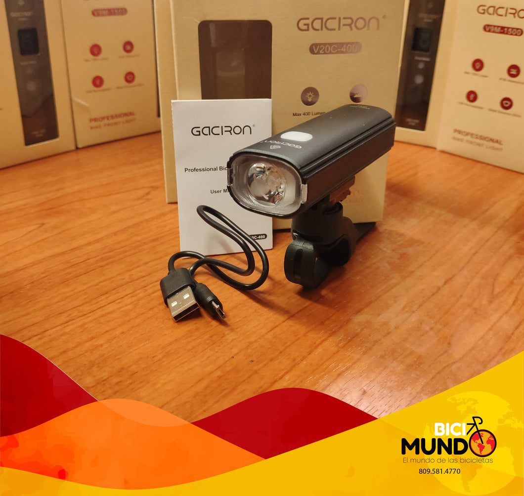 Luz Delantera Gaciron V20C-400 Lumenes