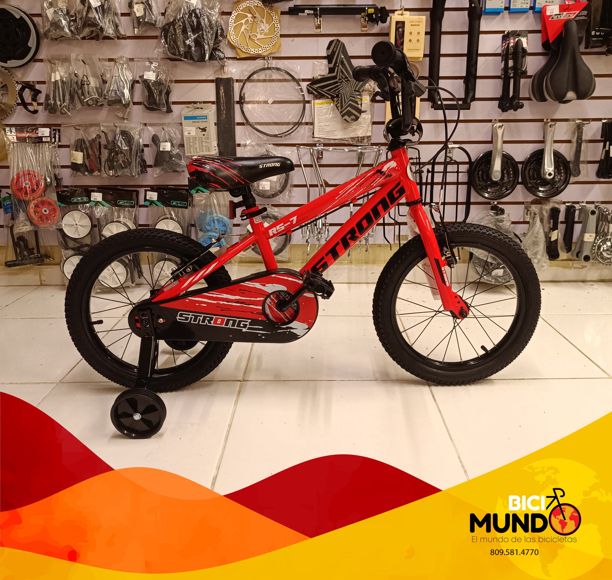 Bicicleta Aro 16 Strong para Niños de 4-6 Años – Bicimundo