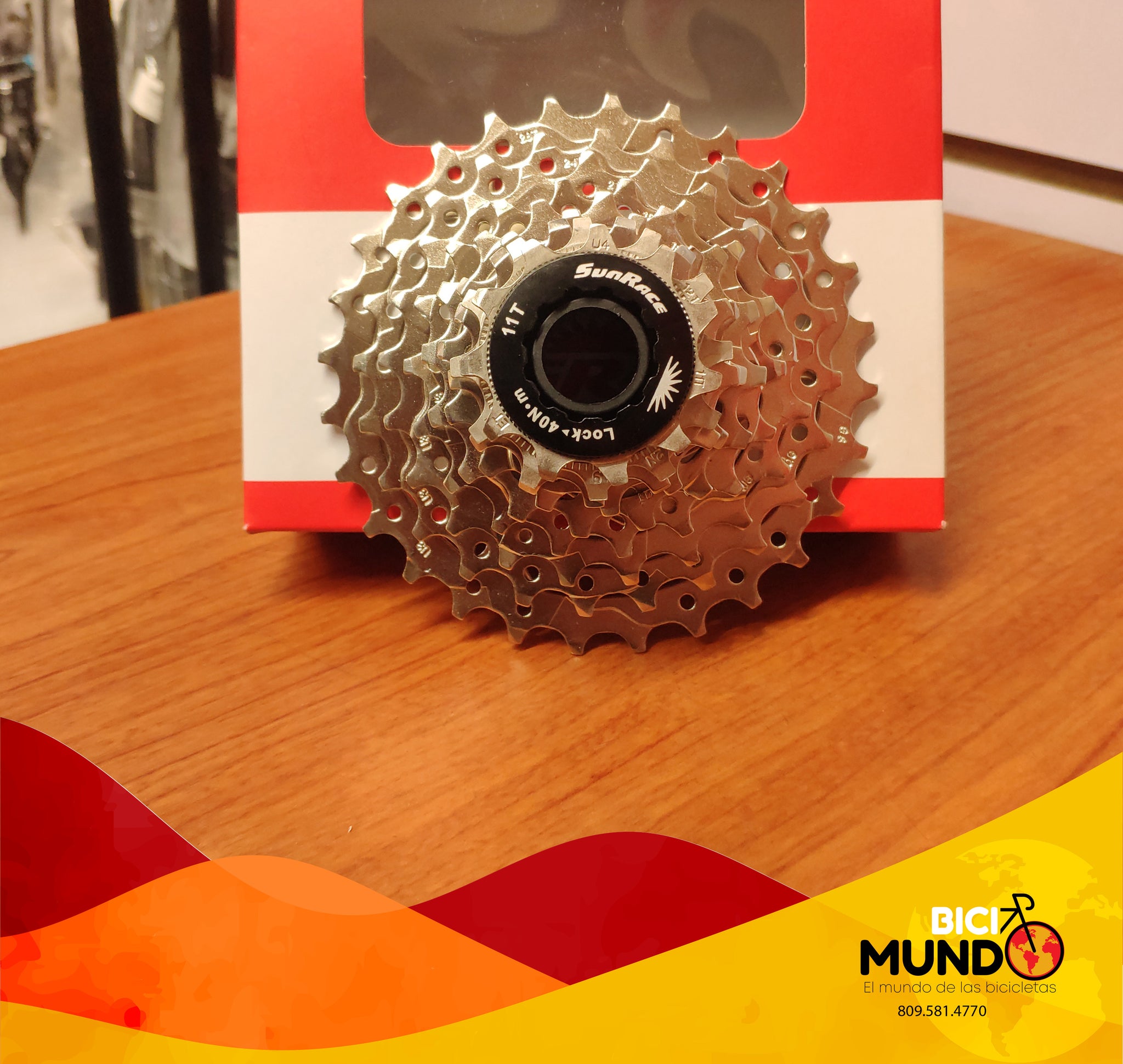 Cassette SunRace 9V 11-28T CSM96 – Bicimundo