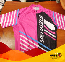 Cargar imagen en el visor de la galería, Uniforme Camiseta y Pantaloneta de Ciclismo Diseño Specialized
