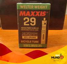 Cargar imagen en el visor de la galería, Tubos 29 x 1.90/2.35 Maxxis FV48mm Welter Weight
