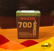 Cargar imagen en el visor de la galería, Tubos 700 x 23/32C Maxxis FV48mm, FV60mm Welter Weight
