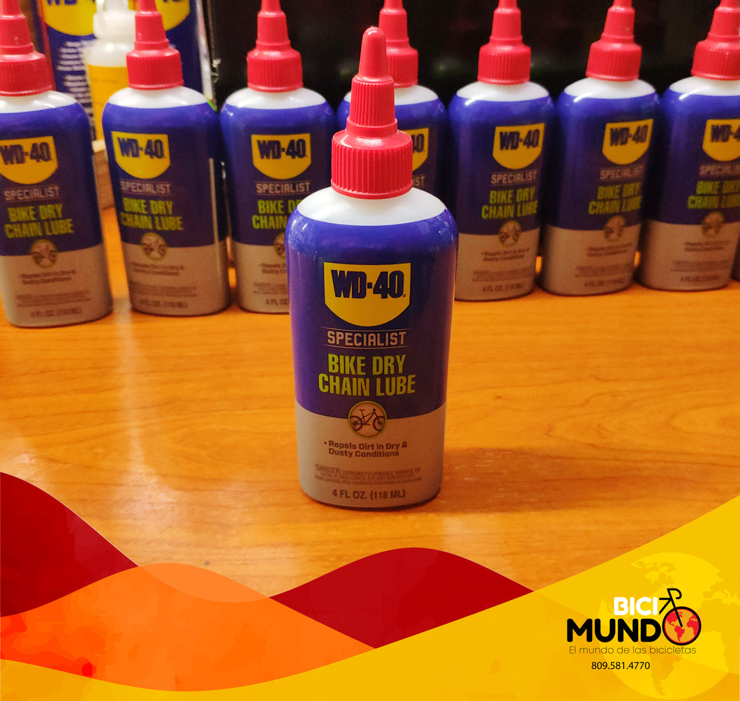 Lubricante Aceite para Cadena WD40 Specialist Dry y Wet