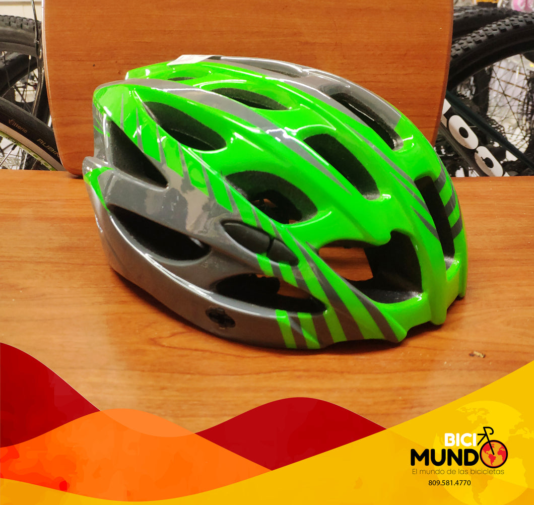 Casco protector Sky Super Verde/Gris Con Graduación